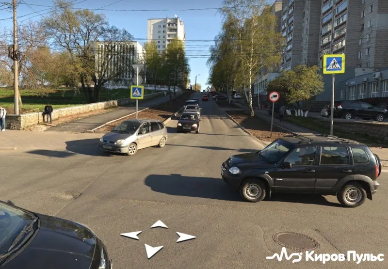 Теплотрасса на улице Казанской в Кирове после реконструкции.